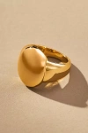 By Anthropologie Round Signet Ring In Gold