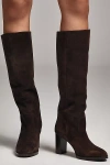 By Anthropologie Round-toe Tall Boots In Brown