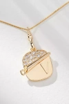 By Anthropologie Sardine Tin Charm Monogram Necklace