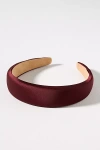 By Anthropologie Satin Puffy Headband In Brown