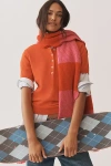 By Anthropologie Scallop Stripe Scarf In Multi