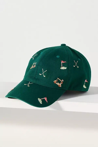 By Anthropologie Scatter Icons Baseball Cap In Metallic