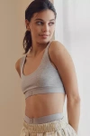 By Anthropologie Scoop-neck Cotton Bra In Multicolor