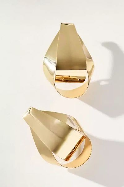 By Anthropologie Sculptural Drop Earrings In Gold