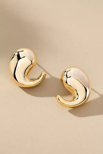 By Anthropologie Sculptural Post Earrings In Gold
