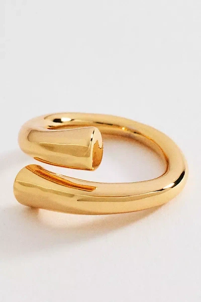 By Anthropologie Sculptural Wrap Ring In Gold