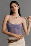 By Anthropologie Seamless Crochet Tank Top