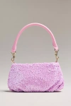 By Anthropologie Sequin Pouch Shoulder Bag In Purple