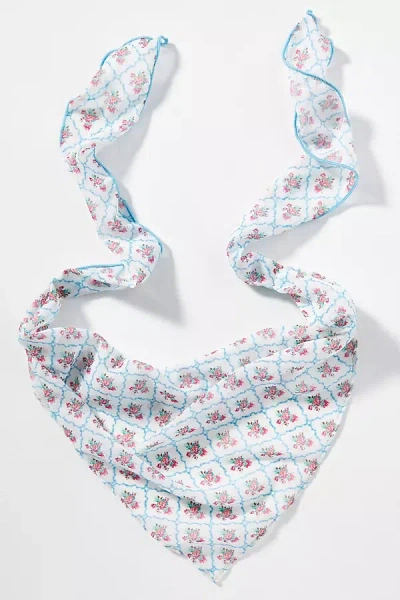 By Anthropologie Shabby Chic Hair Scarf In White