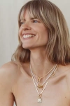 By Anthropologie Shades Of Sea Layered Necklaces: Delicate Charm Edition