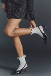 By Anthropologie Sheer Ruffle Socks In White