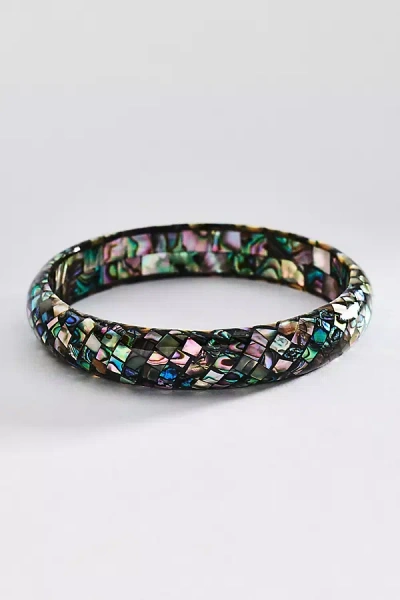 By Anthropologie Shell Bangle Bracelet In Multi