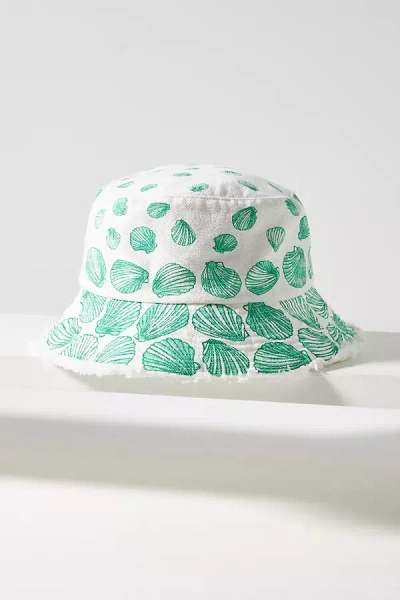 By Anthropologie Shell Bucket Hat In Multicolor