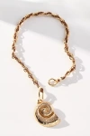By Anthropologie Shell Charm Chain Necklace In Gold