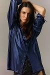 By Anthropologie Shine Buttondown Shirt In Blue