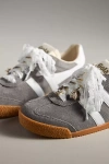 By Anthropologie Shoe Charm & Laces Set In White