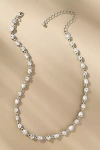 By Anthropologie Short Crystal Necklace In Multi