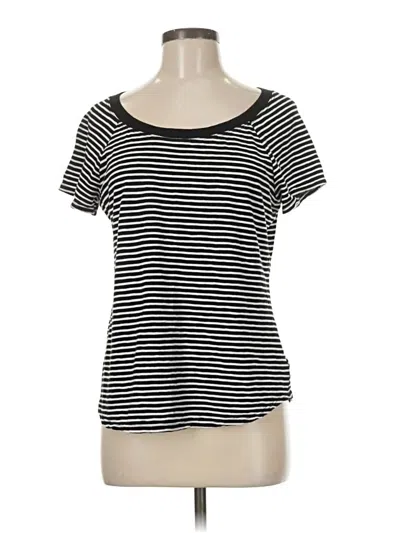 Pre-owned By Anthropologie Short Sleeve T-shirt In Black