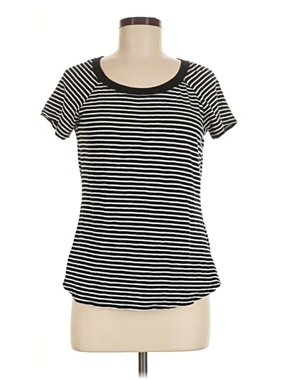 Pre-owned By Anthropologie Short Sleeve T-shirt In Black