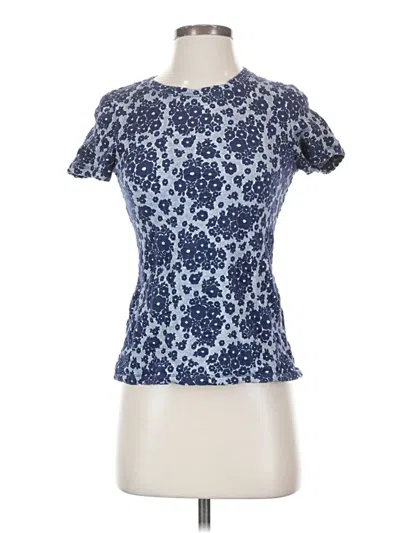 Pre-owned By Anthropologie Short Sleeve T-shirt In Blue