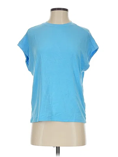 Pre-owned By Anthropologie Short Sleeve T-shirt In Blue