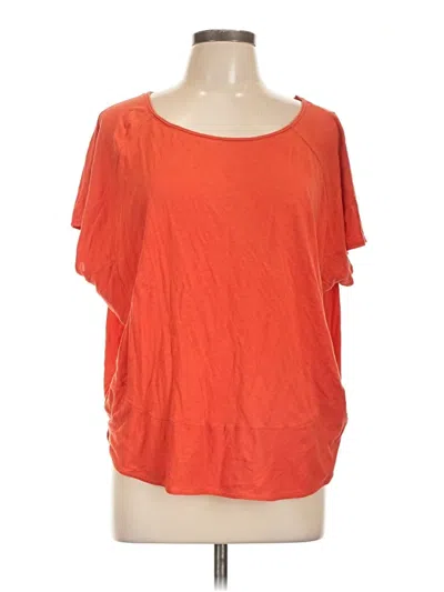Pre-owned By Anthropologie Short Sleeve T-shirt In Orange