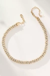 By Anthropologie Short Stacked Metal Necklace In Gold