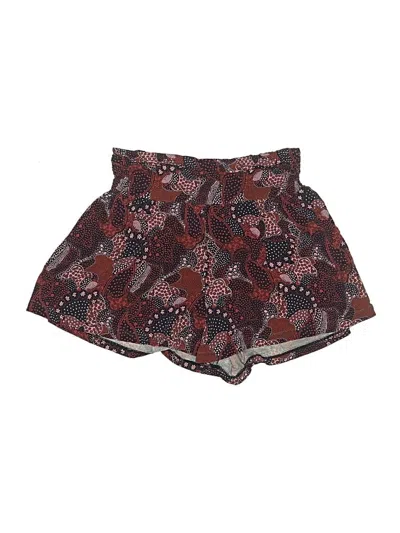 Pre-owned By Anthropologie Shorts In Burgundy