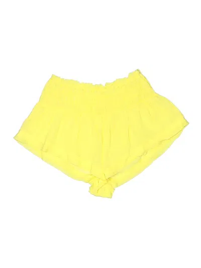 Pre-owned By Anthropologie Shorts In Yellow