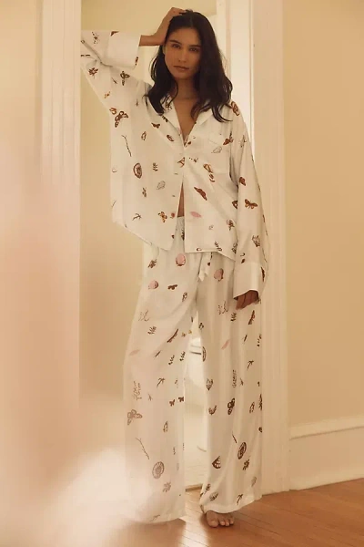 By Anthropologie Silky Pajama Pants