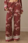 By Anthropologie Silky Pajama Pants In Purple
