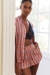 By Anthropologie Silky Pajama Shorts In Pink