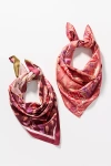By Anthropologie Silky Printed Hair Scarf In Pink