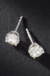 By Anthropologie Silver Classic Diamond Post Earrings In Multicolor