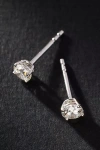 By Anthropologie Silver Classic Diamond Post Earrings In Multicolor
