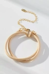 By Anthropologie Single Bead Cord Bracelet In Gold