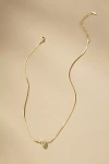 By Anthropologie Single Marquise Pendant Necklace In Gold