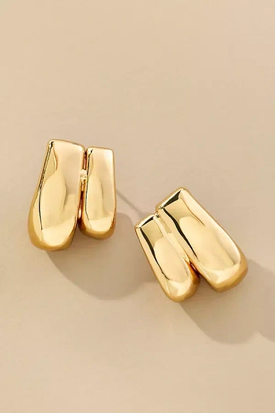 By Anthropologie Sleek Stacker Earrings In Gold