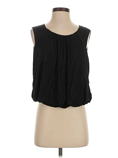 Pre-owned By Anthropologie Sleeveless Blouse In Black