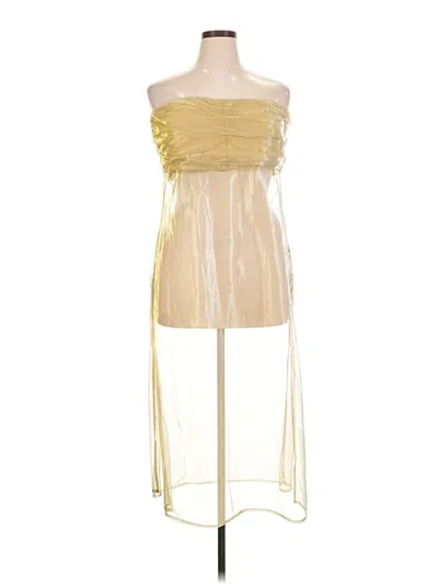 By Anthropologie Sleeveless Blouse In Gold