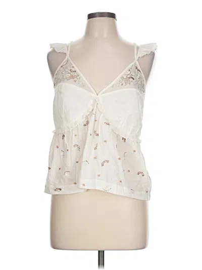By Anthropologie Sleeveless Blouse In Ivory