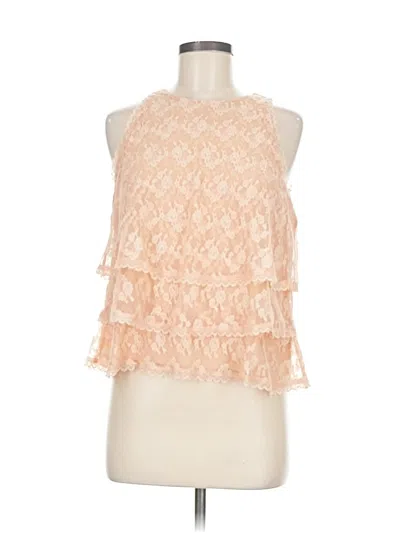 Pre-owned By Anthropologie Sleeveless Blouse In Pink