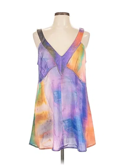 Pre-owned By Anthropologie Sleeveless Blouse In Purple