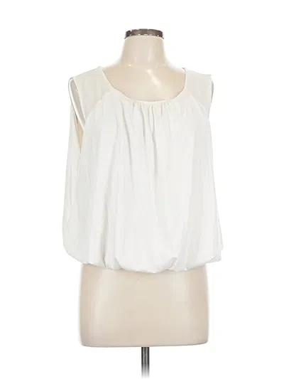Pre-owned By Anthropologie Sleeveless Blouse In White