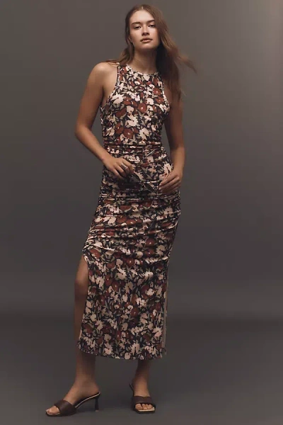 By Anthropologie Sleeveless Cutout Slim Column Midi Dress