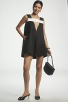 By Anthropologie Sleeveless Front-strap Deep-v Playsuit