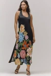 By Anthropologie Sleeveless Maxi Dress In Multicolor
