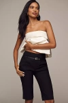 By Anthropologie Slim Linen-blend Bermuda Shorts