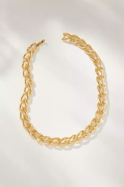 By Anthropologie Slim Link Collar Necklace In Gold
