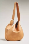 By Anthropologie Slouchy Buckle Tote In Sand